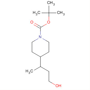 4-(3-羥基-1-甲基丙基)-1-哌啶羧酸 1,1-二甲基乙酯結(jié)構(gòu)式_919360-49-9結(jié)構(gòu)式