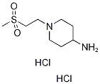 1-(2-(甲基磺酰基)乙基)哌啶-4-胺結(jié)構(gòu)式_920111-82-6結(jié)構(gòu)式