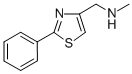 甲基-(2-苯基-噻唑-4-甲基)-胺結(jié)構(gòu)式_921101-66-8結(jié)構(gòu)式