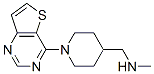 4-{4-[(甲基氨基)甲基]哌啶}噻吩并[3,2-d]嘧啶結(jié)構(gòu)式_921939-04-0結(jié)構(gòu)式