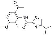 N-[6-乙?；?2-甲基-3-(甲基氧基)苯基]-4-(1-甲基乙基)-1,3-噻唑-2-羧酰胺結構式_923289-20-7結構式