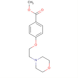 4-(2-嗎啉-4-基-乙氧基)苯甲酸甲酯結(jié)構(gòu)式_92501-87-6結(jié)構(gòu)式