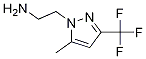 2-[5-甲基-3-(三氟甲基)-1H-吡唑-1-基]乙胺結(jié)構(gòu)式_925154-89-8結(jié)構(gòu)式
