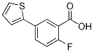 2-氟-5-(噻吩-2-基)苯甲酸結(jié)構(gòu)式_926205-45-0結(jié)構(gòu)式