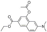 4-(乙酰基氧基)-6-(二甲基氨基)-2-萘羧酸乙酯結構式_926658-49-3結構式