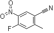 4-氟-2-甲基-5-硝基苯甲腈結(jié)構(gòu)式_932375-18-3結(jié)構(gòu)式