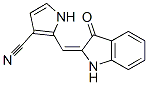 2-[(1,3-二氫-3-氧代-2H-吲哚-2-基)甲基]-1H-吡咯-3-甲腈結(jié)構(gòu)式_933783-01-8結(jié)構(gòu)式
