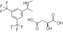N-甲基-R-α-甲基-[3，5-二（三氟甲基）]芐胺·L-蘋(píng)果酸鹽結(jié)構(gòu)式_935534-56-8結(jié)構(gòu)式