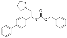 1-吡咯烷-2-(4-聯(lián)苯)-2-(n-cbz-n-甲基)氨基-乙烷結(jié)構(gòu)式_936498-13-4結(jié)構(gòu)式