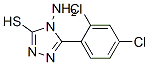 4-氨基-5-(2,4-二氯苯基)-4H-[1,2,4]噻唑-3-硫醇結(jié)構(gòu)式_93677-89-5結(jié)構(gòu)式