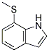 7-(甲基硫代)-1H-吲哚結(jié)構(gòu)式_936902-07-7結(jié)構(gòu)式