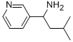 3-甲基-1-(3-吡啶)-1-丁胺結構式_938459-12-2結構式