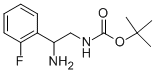[2-氨基-2-(2-氟-苯基)-乙基]-氨基甲酸叔丁酯鹽酸鹽結(jié)構(gòu)式_939760-40-4結(jié)構(gòu)式