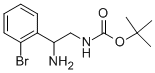 [2-氨基-2-(2-溴-苯基)-乙基]-氨基甲酸叔丁酯鹽酸鹽結(jié)構(gòu)式_939760-41-5結(jié)構(gòu)式