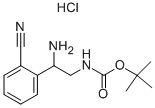 [2-氨基-2-(2-氰基-苯基)-乙基]-氨基甲酸叔丁酯鹽酸鹽結(jié)構(gòu)式_939760-46-0結(jié)構(gòu)式