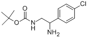 [2-氨基-2-(4-氯-苯基)-乙基]-氨基甲酸叔丁酯鹽酸鹽結(jié)構(gòu)式_939760-49-3結(jié)構(gòu)式
