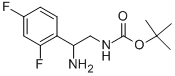 [2-氨基-2-(2,4-二氟-苯基)-乙基]-氨基甲酸叔丁酯鹽酸鹽結構式_939760-58-4結構式