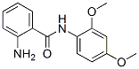 2-氨基-N-(2,4-二甲氧基苯基)-苯甲酰胺結(jié)構(gòu)式_93988-27-3結(jié)構(gòu)式