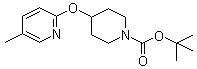 4-(5-甲基-吡啶-2-基氧基)-哌啶-1-羧酸叔丁酯結(jié)構(gòu)式_939986-12-6結(jié)構(gòu)式