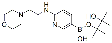 2-(2-嗎啉乙氨基)吡啶-5-硼酸頻那醇酯結(jié)構(gòu)式_943911-64-6結(jié)構(gòu)式