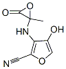 4-羥基-3-[(2-甲基-3-氧代-2-環(huán)氧乙烷)氨基]-2-呋喃甲腈結構式_944403-65-0結構式