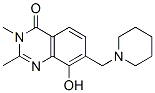(7ci)-8-羥基-2,3-二甲基-7-(哌啶甲基)-4(3H)-喹唑啉酮結(jié)構(gòu)式_94462-00-7結(jié)構(gòu)式
