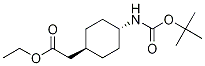 反式-2-[4-(boc-氨基)環(huán)己基]乙酸乙酯結(jié)構(gòu)式_946598-34-1結(jié)構(gòu)式
