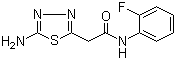 5-氨基-n-(2-氟苯基)-1,3,4-噻二唑-2-乙酰胺結(jié)構(gòu)式_946774-26-1結(jié)構(gòu)式