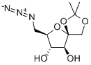 5-疊氮基-5-脫氧-1,2-o-異亞丙基-beta-D-果糖結(jié)構(gòu)式_94801-01-1結(jié)構(gòu)式