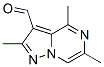 (9CI)-2,4,6-三甲基-吡唑并[1,5-a]吡嗪-3-羧醛結(jié)構(gòu)式_94813-92-0結(jié)構(gòu)式