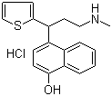 4-3-(甲基氨基)-1-(2-噻吩)丙基-1-萘酚鹽酸鹽結(jié)構(gòu)式_953028-76-7結(jié)構(gòu)式