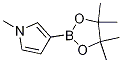 1-甲基-3-(4,4,5,5-四甲基-1,3,2-二噁硼烷-2-基)-1H-吡咯結(jié)構(gòu)式_953040-54-5結(jié)構(gòu)式