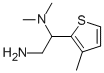 N-[2-氨基-1-(3-甲基噻吩-2-基)乙基]-N,N-二甲基胺鹽酸鹽結(jié)構(gòu)式_954573-16-1結(jié)構(gòu)式