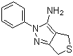 2-苯基-2,6-二氫-4H-噻吩并[3,4-c]吡唑-3-胺結(jié)構(gòu)式_95469-88-8結(jié)構(gòu)式