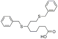 6,8-Bis(benzylthio)octanoic acidStructure,95809-78-2Structure 6,8-Bis(benzylthio)octanoic acid Structure,95809-78-2Structure