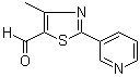 4-甲基-2-吡啶-3-基-1,3-噻唑-5-甲醛結(jié)構(gòu)式_958443-39-5結(jié)構(gòu)式