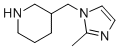 3-(2-甲基咪唑-1-甲基)-哌啶結(jié)構(gòu)式_959237-54-8結(jié)構(gòu)式