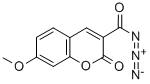 7-甲氧基香豆素-3-羰基疊氮化物結構式_97632-67-2結構式