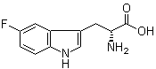 (R)-2-氨基-3-(5-氟-1H-吲哚-3-基)-丙酸結(jié)構(gòu)式_97749-24-1結(jié)構(gòu)式