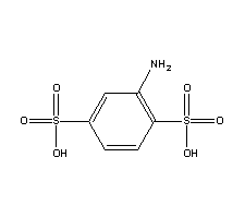 2-Amino-1,4-benzenedisulfonic acidStructure,98-44-2Structure 2-Amino-1,4-benzenedisulfonic acid Structure,98-44-2Structure