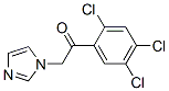2-(1H-咪唑-1-基)-1-(2,4,5-三氯苯基)-乙酮結(jié)構(gòu)式_98164-61-5結(jié)構(gòu)式