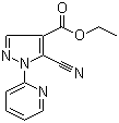 5-氰基-1-(吡啶-2-基)-1H-吡唑-4-羧酸乙酯結(jié)構(gòu)式_98475-62-8結(jié)構(gòu)式