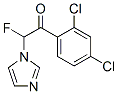  1-(2,4-二氯苯基)-2-氟-2-(1H-咪唑-1-基)-乙酮結(jié)構(gòu)式_99427-96-0結(jié)構(gòu)式