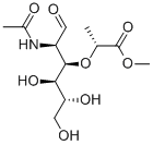 2-乙酰氨基-3-O-(D-1-羧基乙基)-2-脫氧-2-D-葡萄糖甲酯結(jié)構(gòu)式_99689-20-0結(jié)構(gòu)式