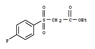 2-[(4-氟苯基)磺?；鵠乙酸乙酯結(jié)構(gòu)式_1037147-97-9結(jié)構(gòu)式