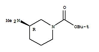 (R)-N-Boc-3-二甲基氨基哌啶結(jié)構(gòu)式_1061682-78-7結(jié)構(gòu)式