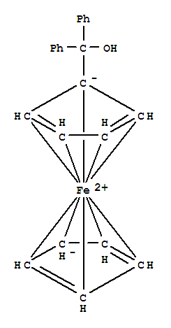 (羥基二苯基甲基)-二茂鐵結(jié)構(gòu)式_1273-16-1結(jié)構(gòu)式