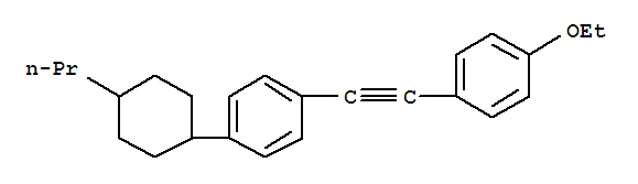 1-[(4-乙氧基苯基)乙炔]-4-(4-丙基環(huán)己基)苯結(jié)構(gòu)式_167633-81-0結(jié)構(gòu)式