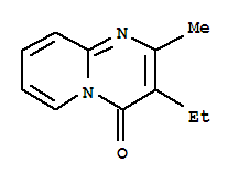 3-乙基-2-甲基-4H-吡啶并[1,2-a]嘧啶-4-酮結(jié)構(gòu)式_16867-31-5結(jié)構(gòu)式