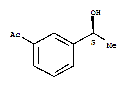 (s)-(9ci)-1-[3-(1-羥基乙基)苯基]-乙酮結(jié)構(gòu)式_200337-65-1結(jié)構(gòu)式